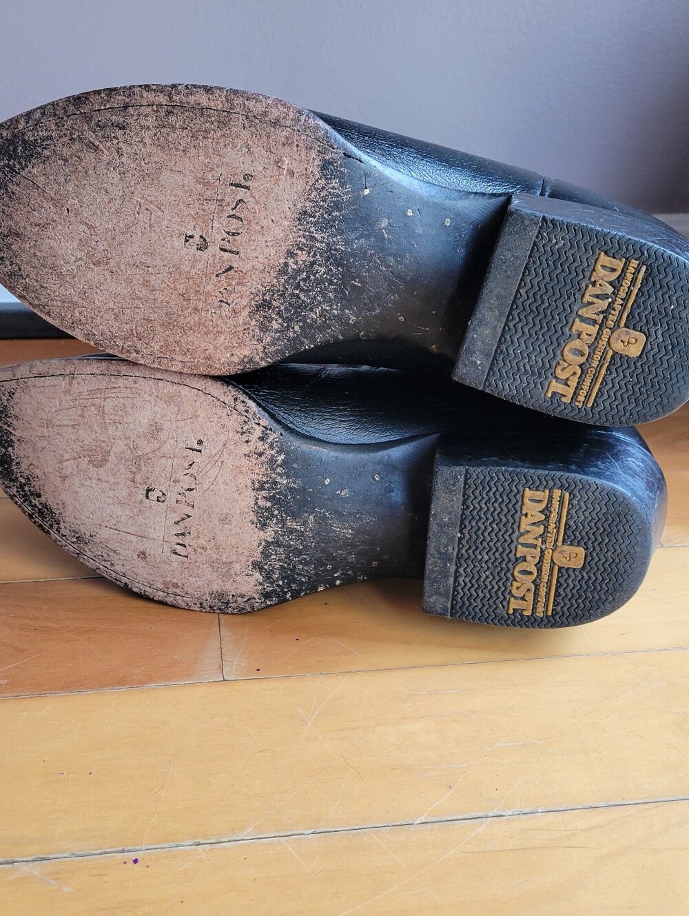 Vintage Dan Post Black Teju Lizard Men 8.5 D Cowboy Western Boots MEX MADE #2110 - Picture 12 of 15